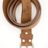 Men's Oil Tanned Stitched Leather Belt