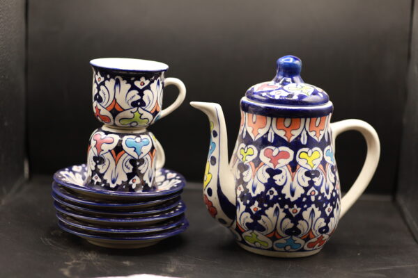 ANTIQUE TEA POT SET | KHIZUKHAN